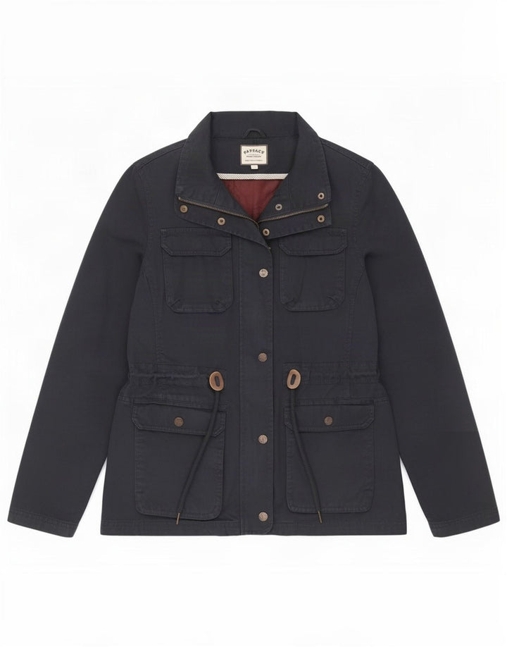 Chaqueta utilitaria para mujer Fat Face UK 10 Small Azul marino Algodón
