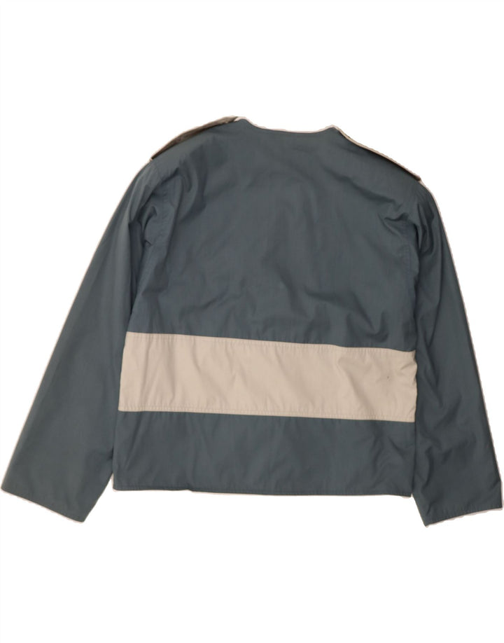 INCOM Womens Bomber Jacket IT 46 Large Grey Colourblock Vintage Incom and Second-Hand Incom from Messina Hembry 