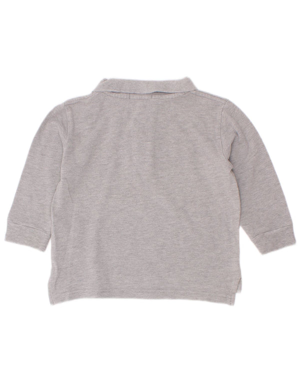 Polo Ralph Lauren Camisa Manga Larga Bebé Niña 12-18 Meses Algodón Gris