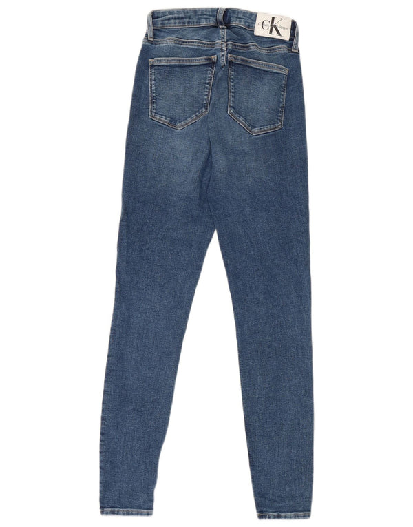Vaqueros pitillo para mujer Calvin Klein W26 L27 Algodón azul