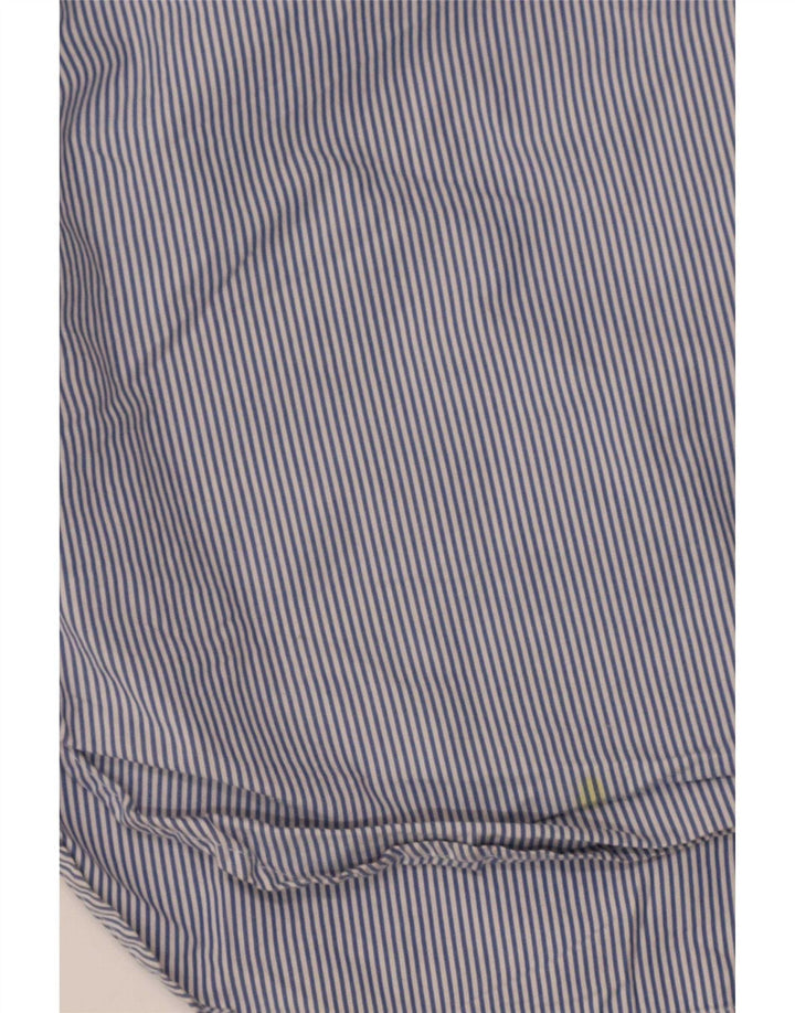 Camisa Superdry Hombre De Algodón A Rayas Azul Medio