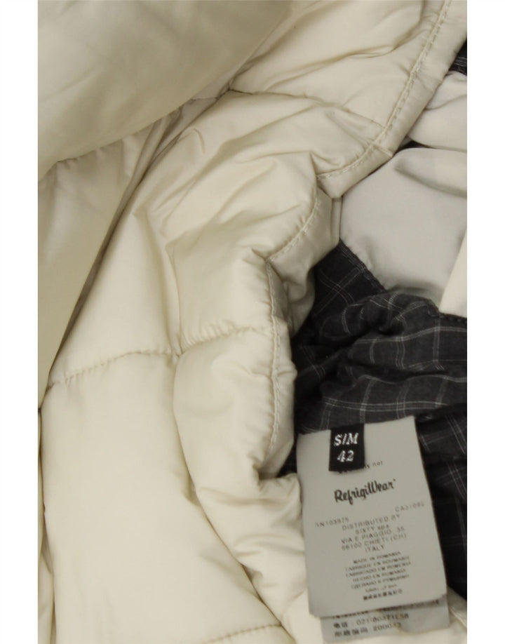 Chaqueta Acolchada Mujer Refrigiwear IT 42 Medium Off White Poliamida