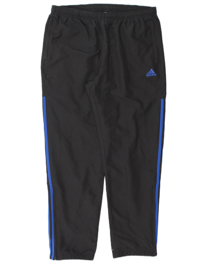 Adidas Hombre Pantalones De Chándal Joggers Grande Negro Poliéster