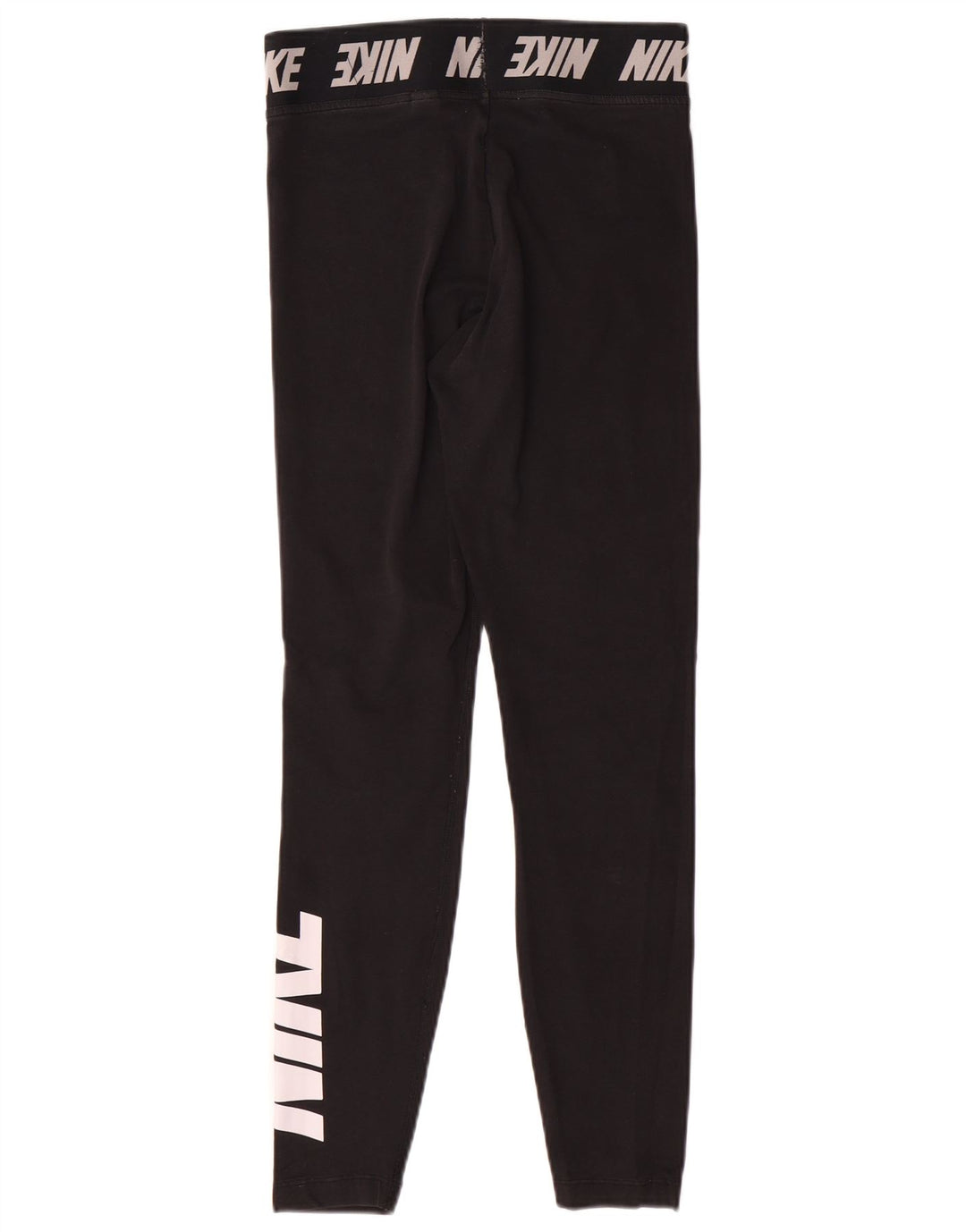 NIKE Leggings gráficos para mujer UK 40 Mediano Algodón negro