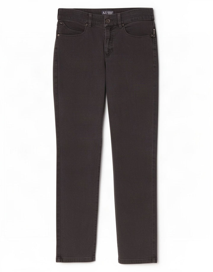 Jeans Armani Mujer Slim W27 L28 Algodón Gris