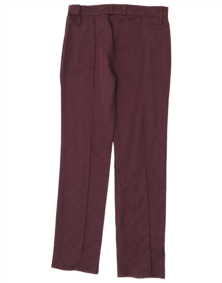 Roccobarocco Pantalones casuales con estampado abstracto para mujer IT 44 Medium W30 L30 B