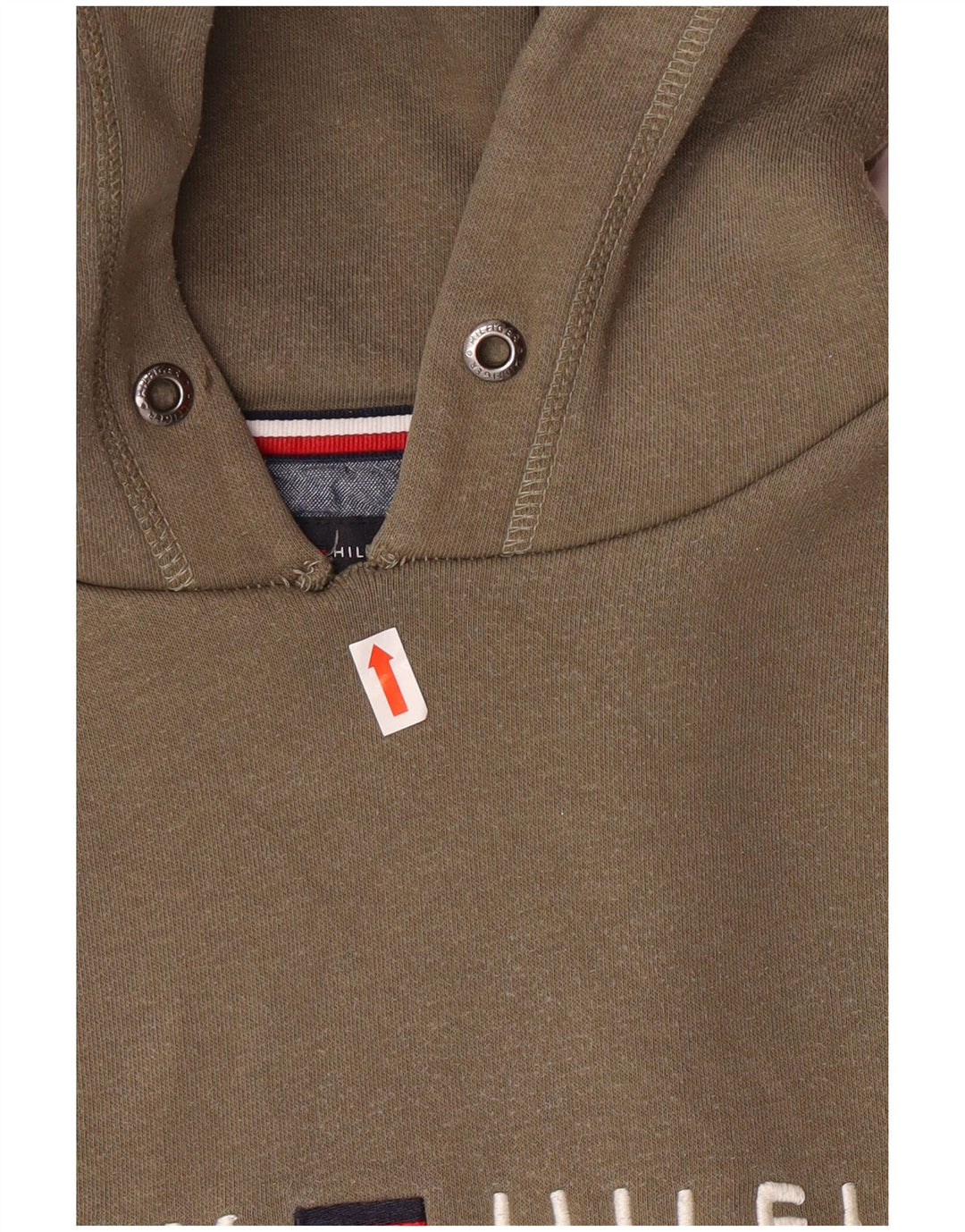 Tommy Hilfiger Jersey con capucha y estampado gráfico de algodón caqui mediano para hombre