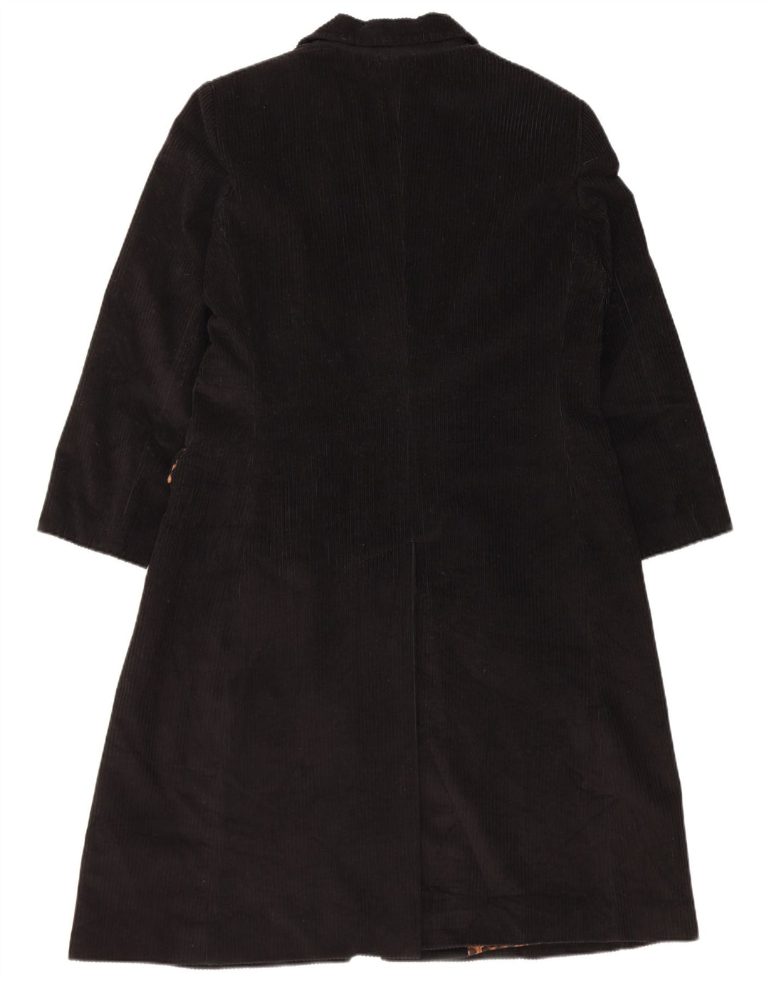 Dolce & Gabbana Abrigo De Pana Para Mujer IT 44 Clásico De Algodón Negro Medio
