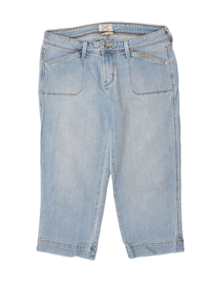 LEVI'S Womens Capri Jeans US 8 Medium W30 L20 Blue Cotton Vintage Levi's and Second-Hand Levi's from Messina Hembry 