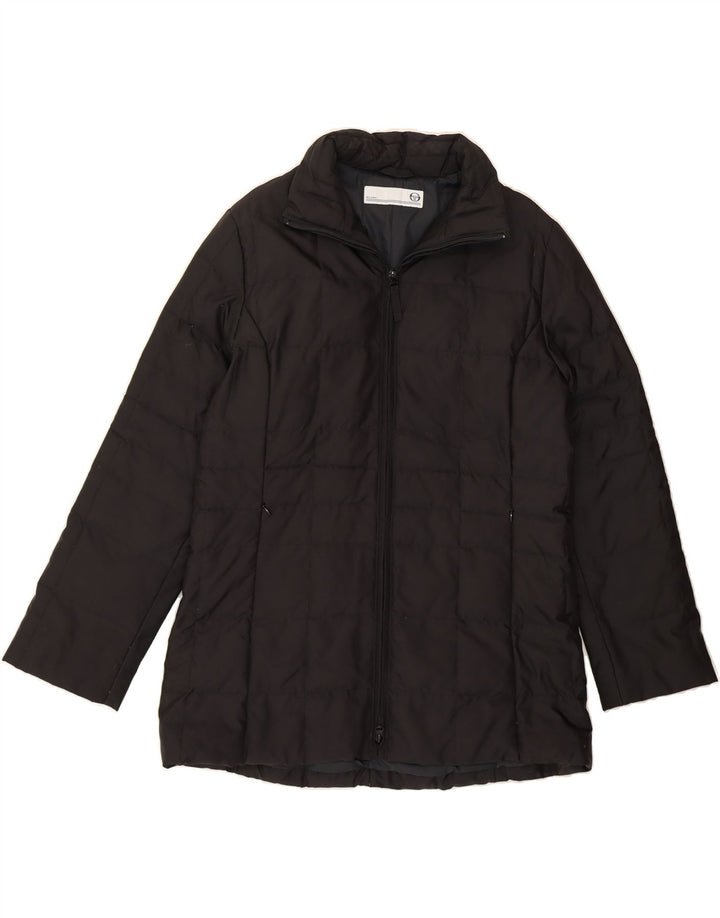 SERGIO TACCHINI Womens Padded Jacket IT 46 Large Black Polyester Vintage Sergio Tacchini and Second-Hand Sergio Tacchini from Messina Hembry 