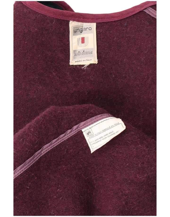 Chaqueta tipo blazer para mujer Ungaro UK 44 Lana mediana turquesa
