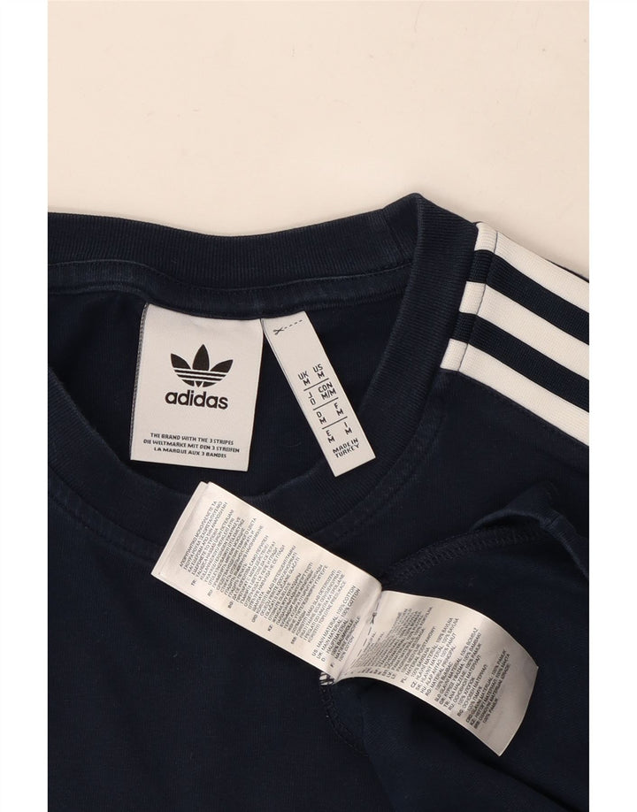 ADIDAS Camiseta Hombre Top Medium Azul Marino Algodón