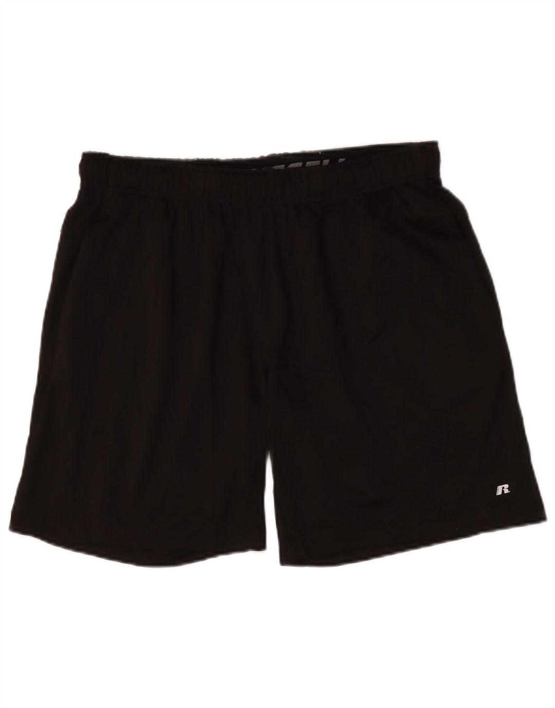 RUSSELL ATHLETIC Pantalones cortos deportivos para hombre Grande Poliéster negro