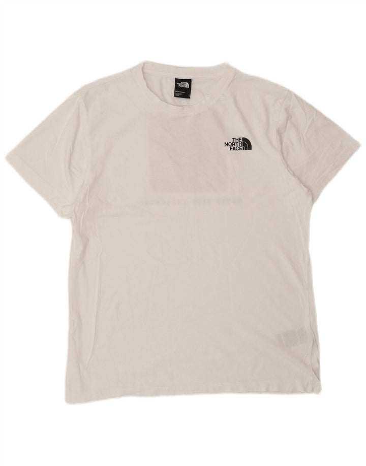 THE NORTH FACE Camiseta gráfica para hombre Top Small White Cotton