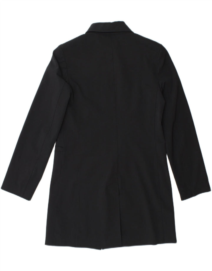 PINKO Abrigo para mujer UK 8 Pequeño Poliéster negro