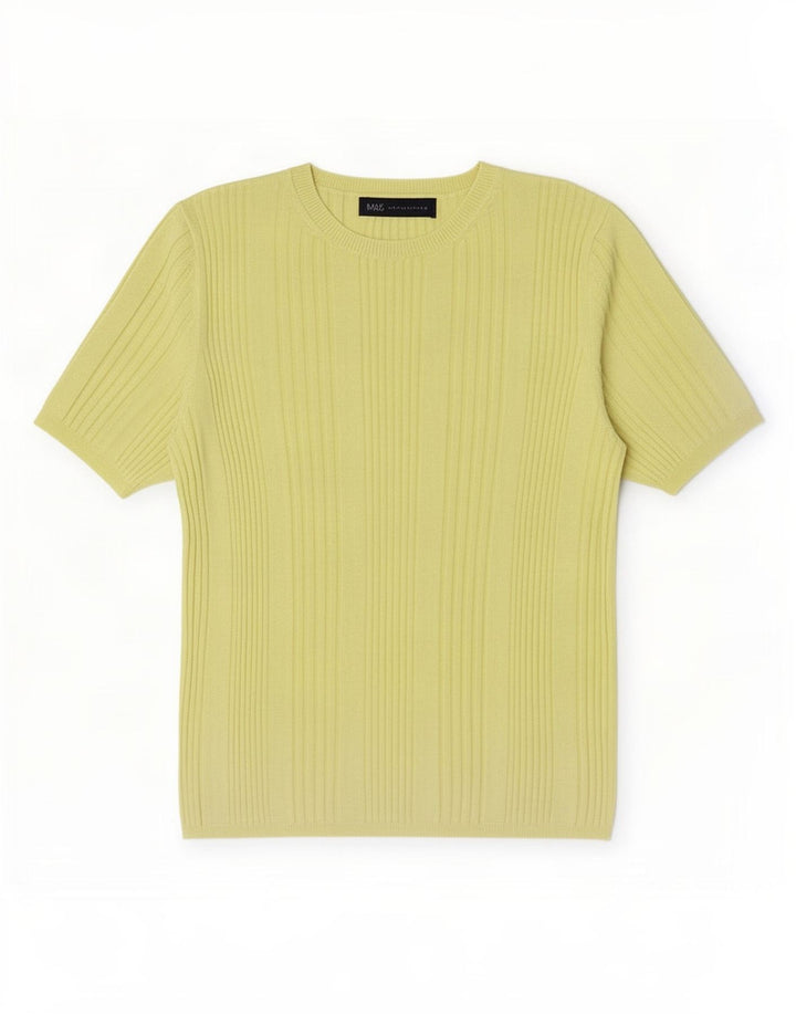 Marks & Spencer - Jersey con cuello barco para mujer, talla 40, color amarillo mediano