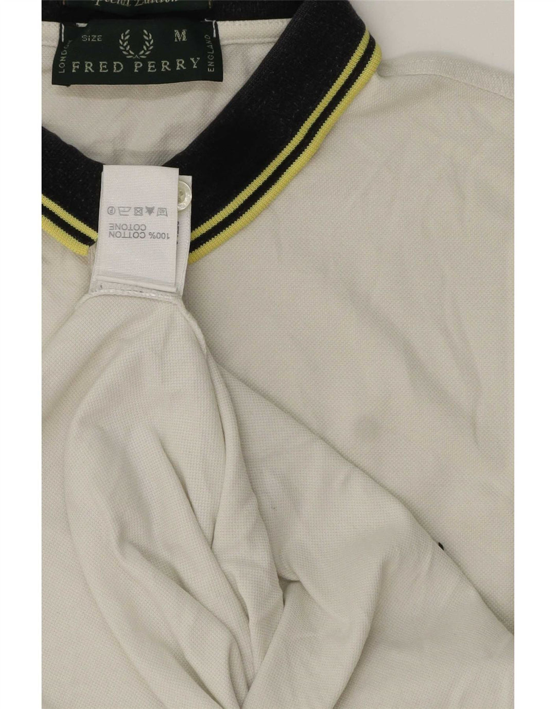 Polo Fred Perry Hombre Algodón Blanco Mediano