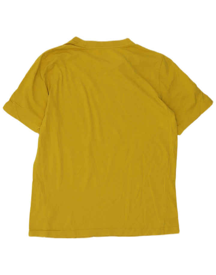 Puma - Camiseta gráfica para hombre, talla pequeña, algodón amarillo