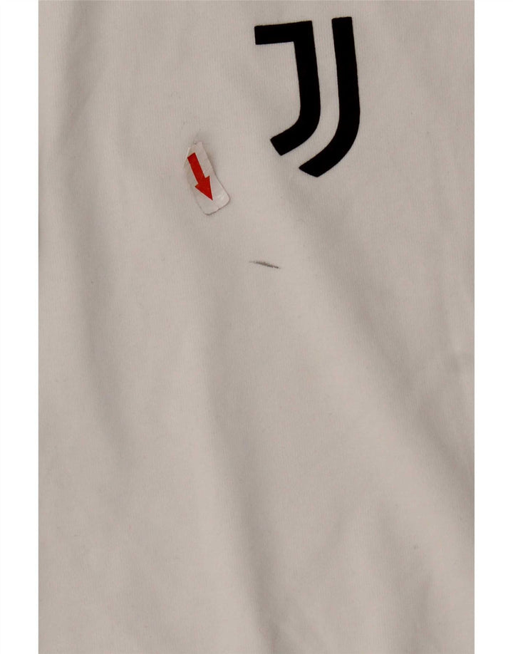 Adidas Mens Juventus Graphic Top Manga Larga Medio Blanco