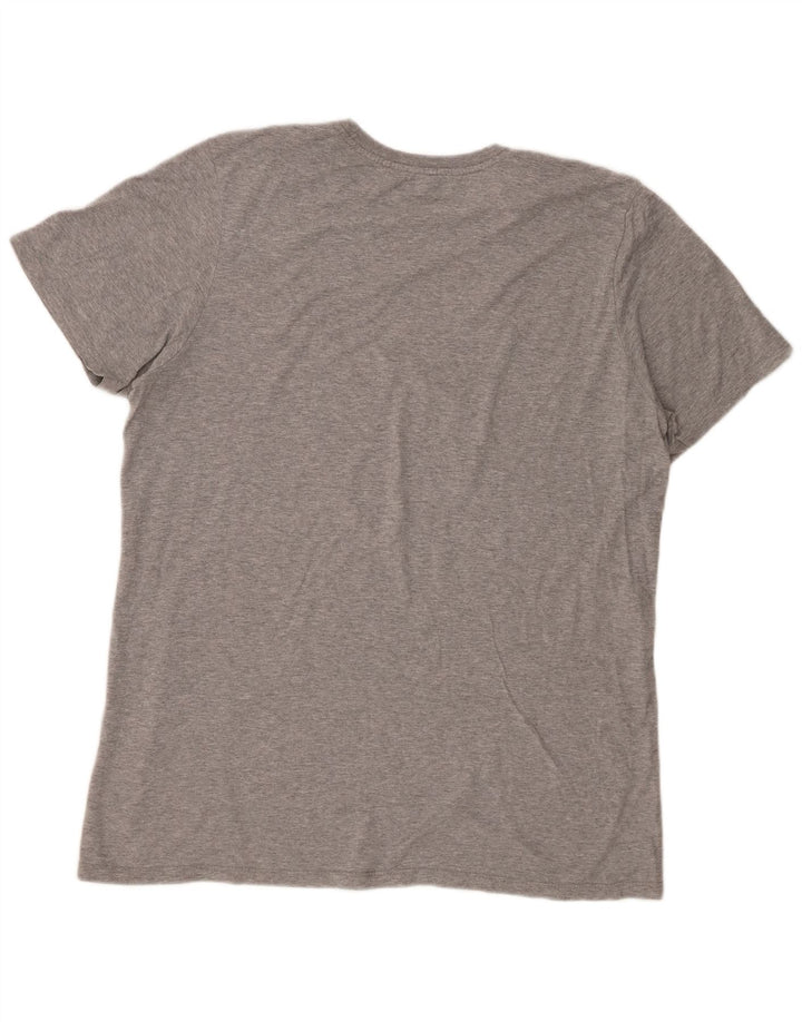 Nike Camiseta gráfica de corte atlético para hombre, talla grande, gris