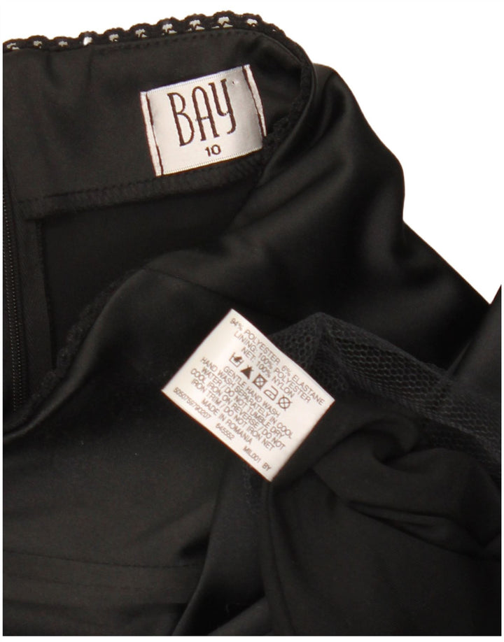 Vestido sin tirantes para mujer Bay UK 40 Small Poliéster negro