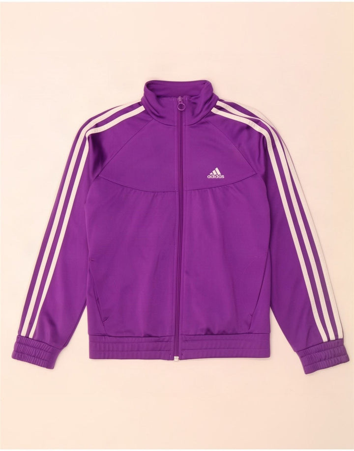 Adidas Chaqueta Chándal Niña 11-12 Años Morado Poliéster