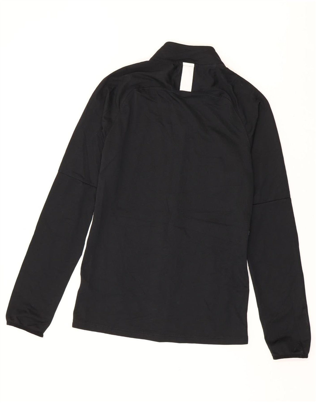 NIKE Hombre Dri Fit Chándal Top Chaqueta Pequeña Negro Colorblock Poliéster