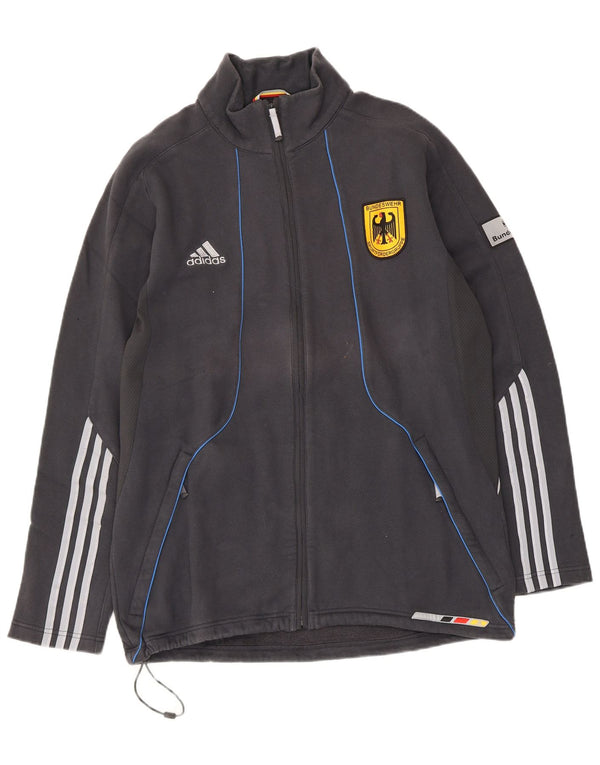 Adidas - Chaqueta de chándal para hombre, talla 42/44, algodón gris grande