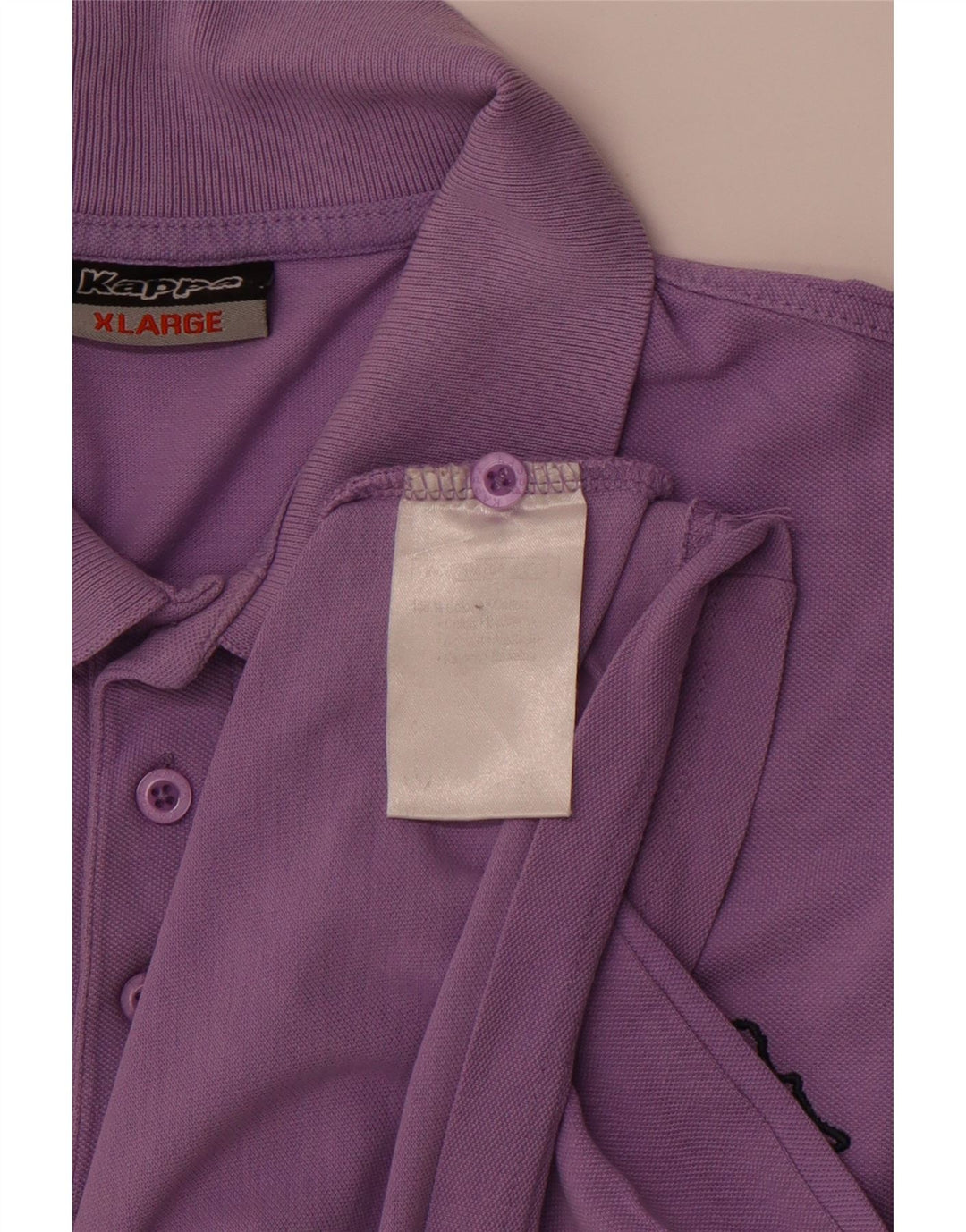 KAPPA Polo Hombre XL Algodón Morado