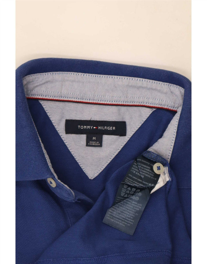 Polo Tommy Hilfiger Hombre Algodón Azul Medio