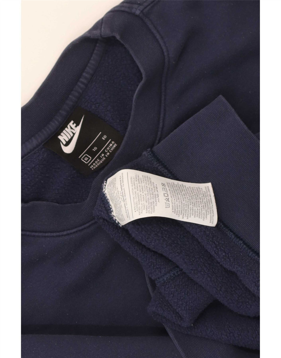 Sudadera Nike Hombre Jumper XL Azul Marino Algodón