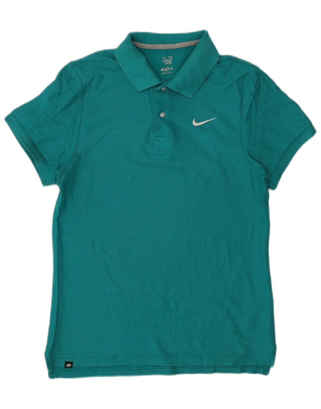 Polo Nike Hombre Pequeño Algodón Turquesa