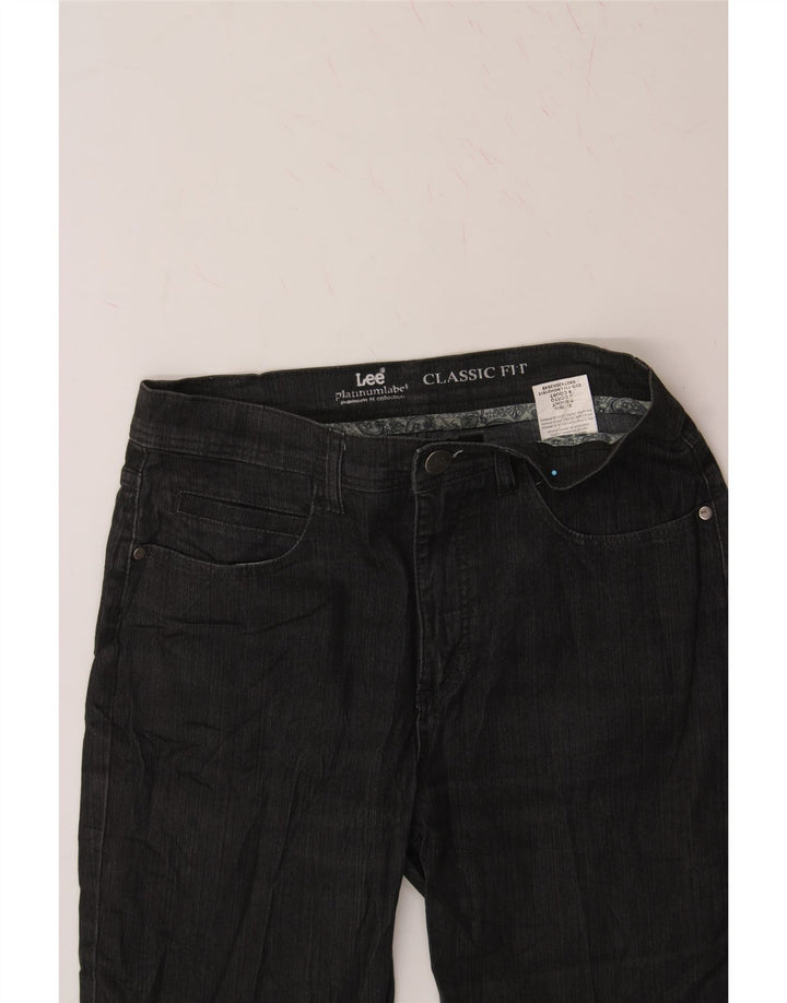 LEE Womens Platinum Label Straight Jeans US 8 Medium W30 L30 Black Vintage Lee and Second-Hand Lee from Messina Hembry 