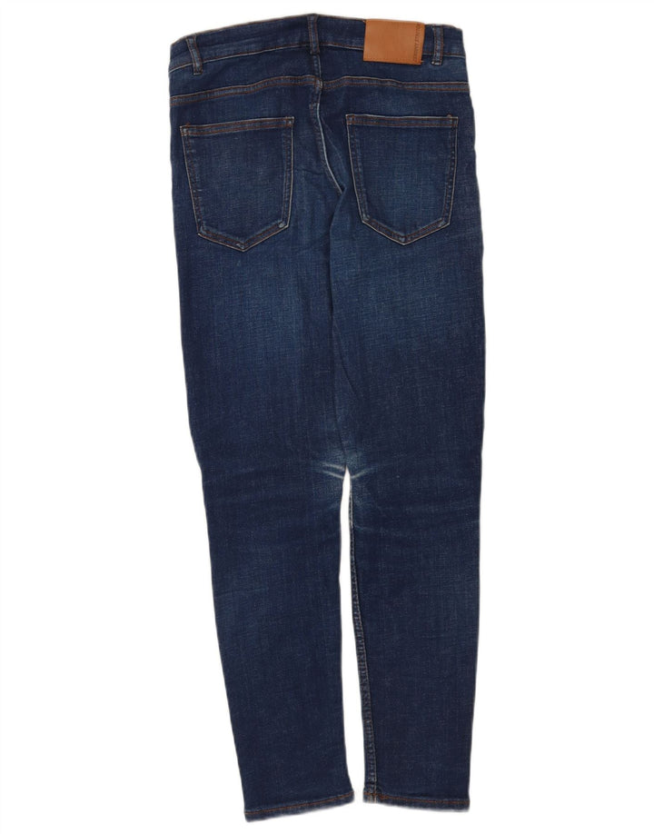 Zara Vaqueros Pitillo Mujer W28 L26 Azul