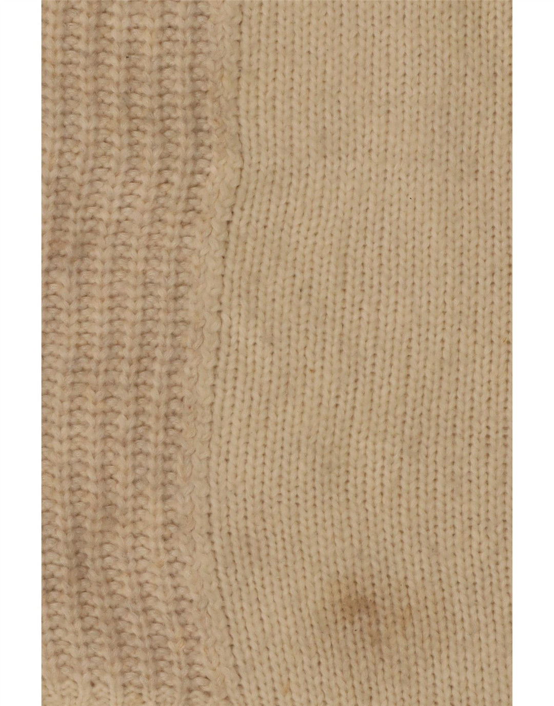 Marks & Spencer Suéter tipo jersey con cuello alto para mujer UK 10 Small Off White