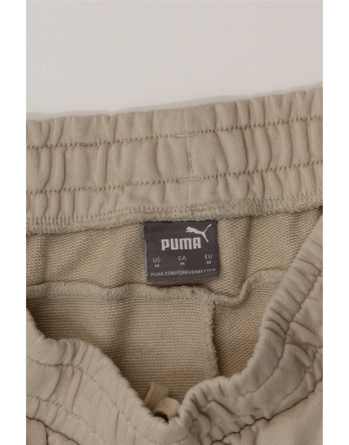 Pantalones Cortos Deportivos Puma Hombre Beige Medio Algodón