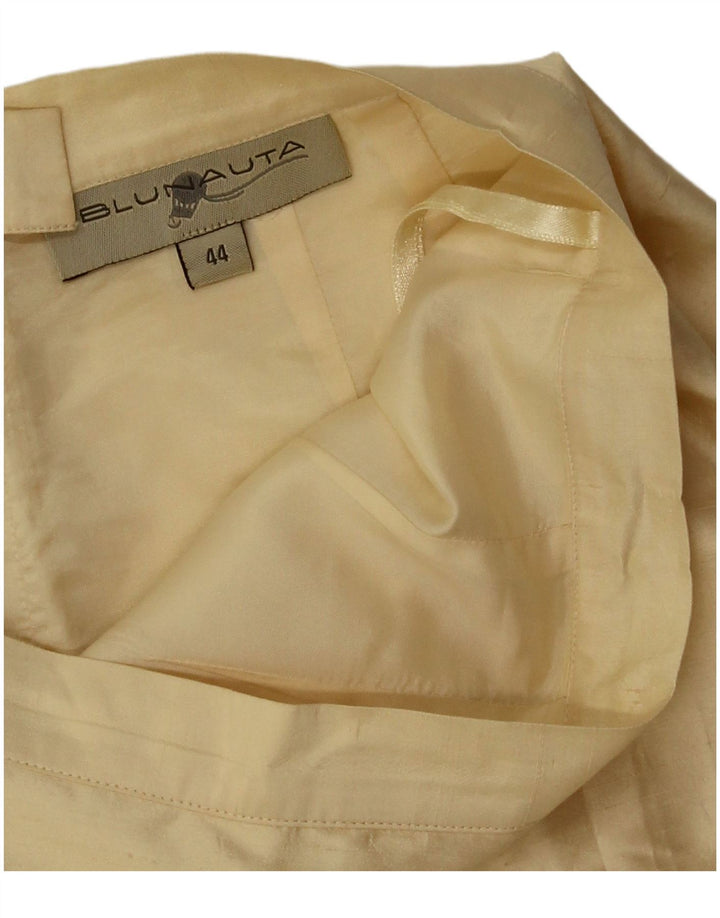 Falda recta para mujer Blunauta IT 44 Medium W28 Acetato beige