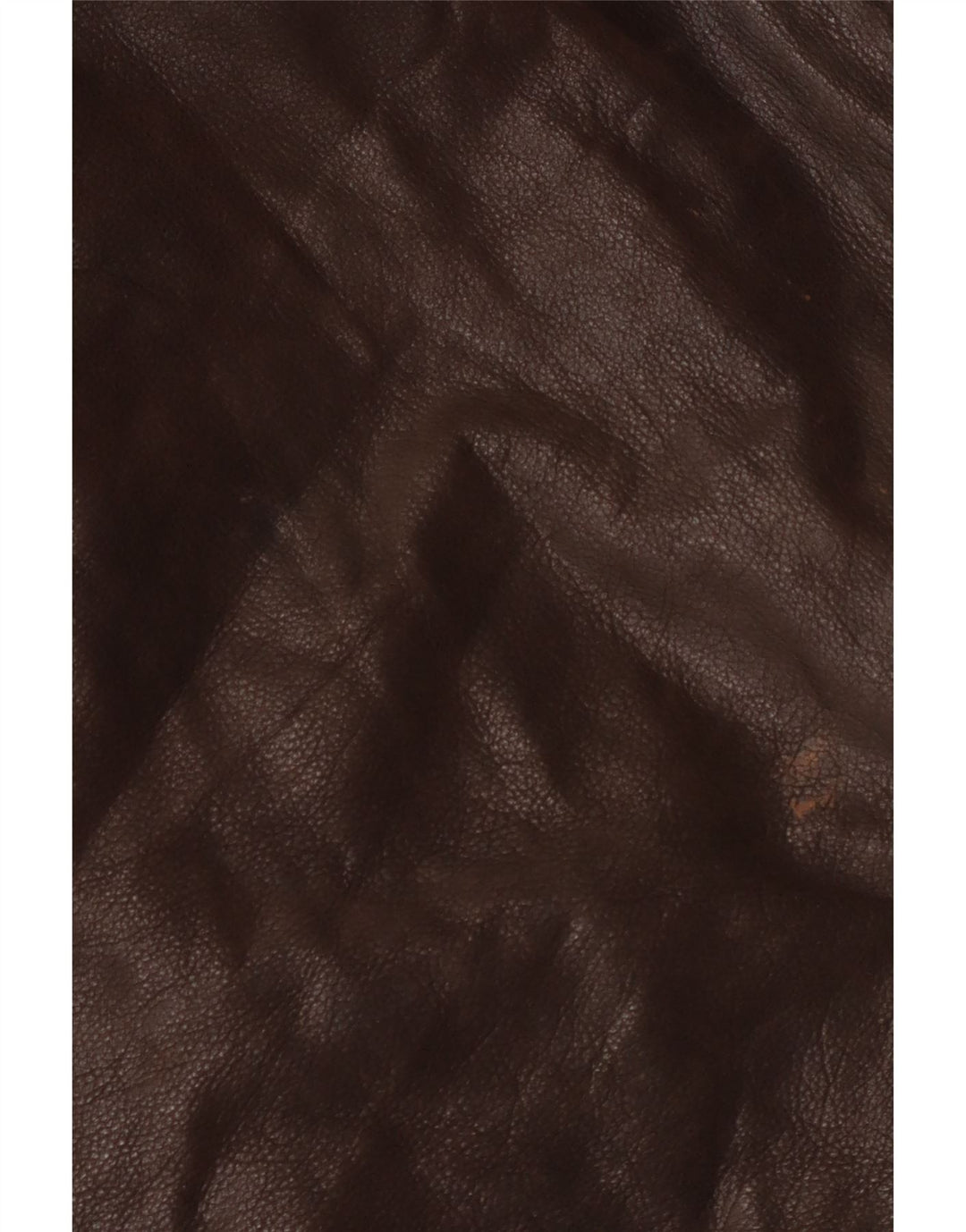 Chaqueta de cuero vintage para hombre IT 50 cuero marrón grande