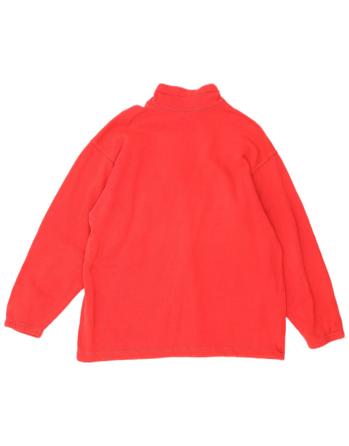 Champion Sudadera Con Cuello Y Cremallera Gráfica Para Hombre Jersey Pequeño Rojo