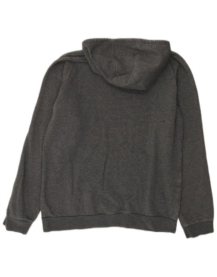 ADIDAS Hombre Sudadera con capucha Jumper Grande Gris Algodón