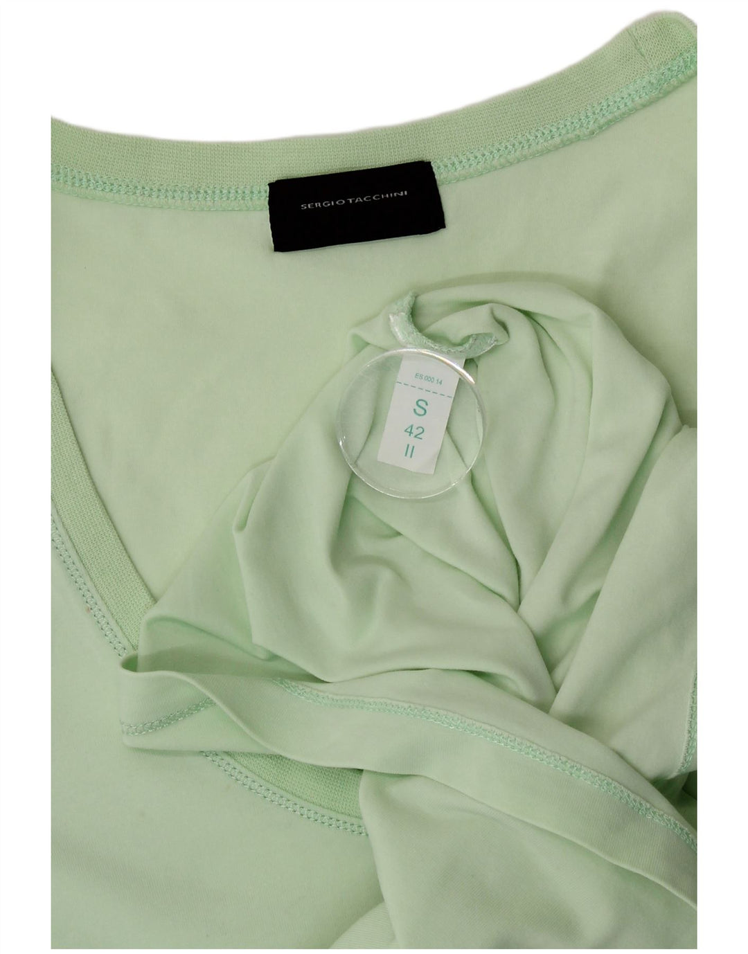 Sergio Tacchini Camiseta gráfica para mujer Top UK 10 Small Green