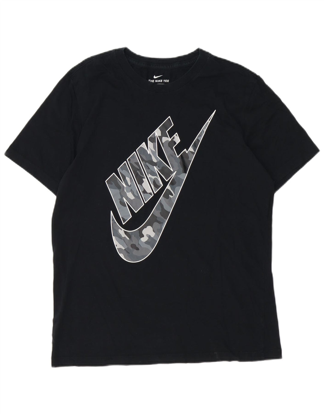 Nike Camiseta gráfica para hombre, parte superior mediana negra