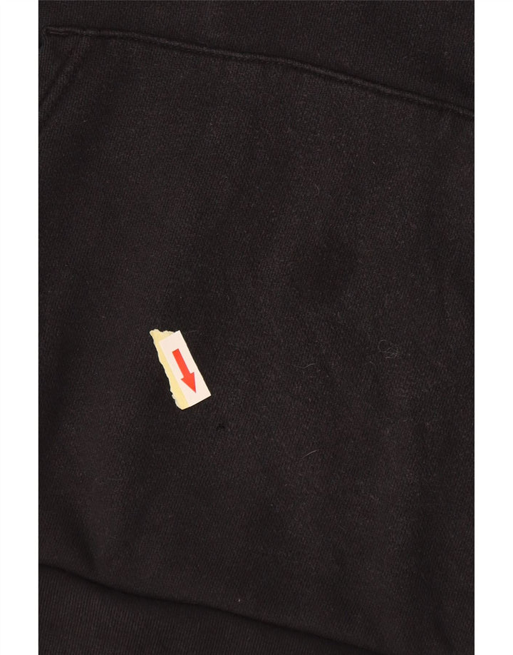 Adidas Hombre Sudadera Con Capucha Gráfica Jersey De Algodón Negro Mediano