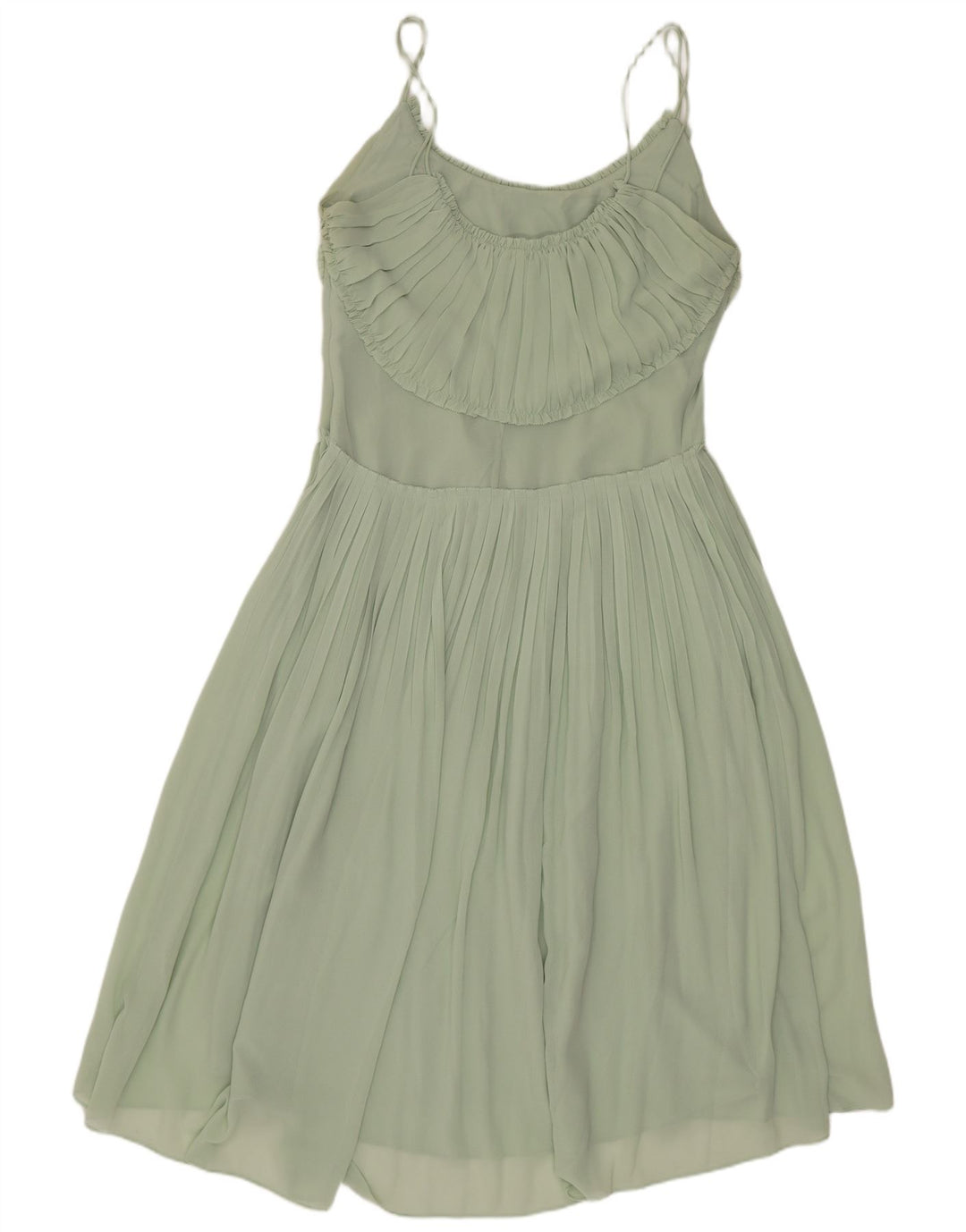 Vestido lencero para mujer Reiss UK 10 Pequeño poliéster verde