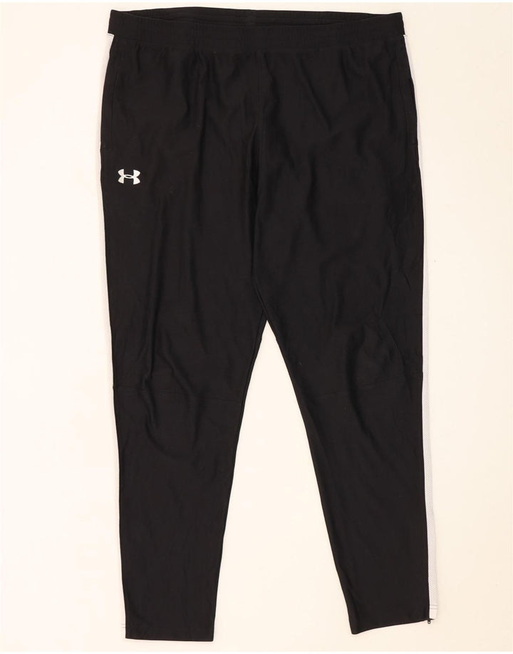 Under Armour Pantalón de chándal para hombre, talla 2XL, color negro