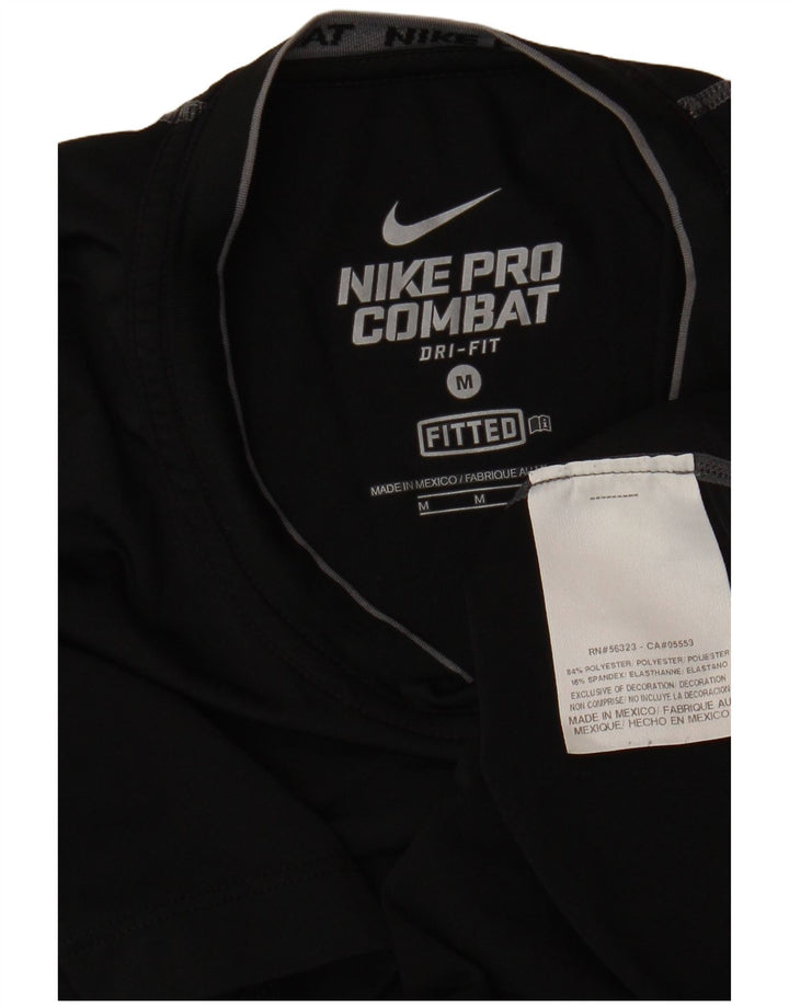 NIKE Camiseta Dri Fit para Hombre Top Mediano Poliéster Negro
