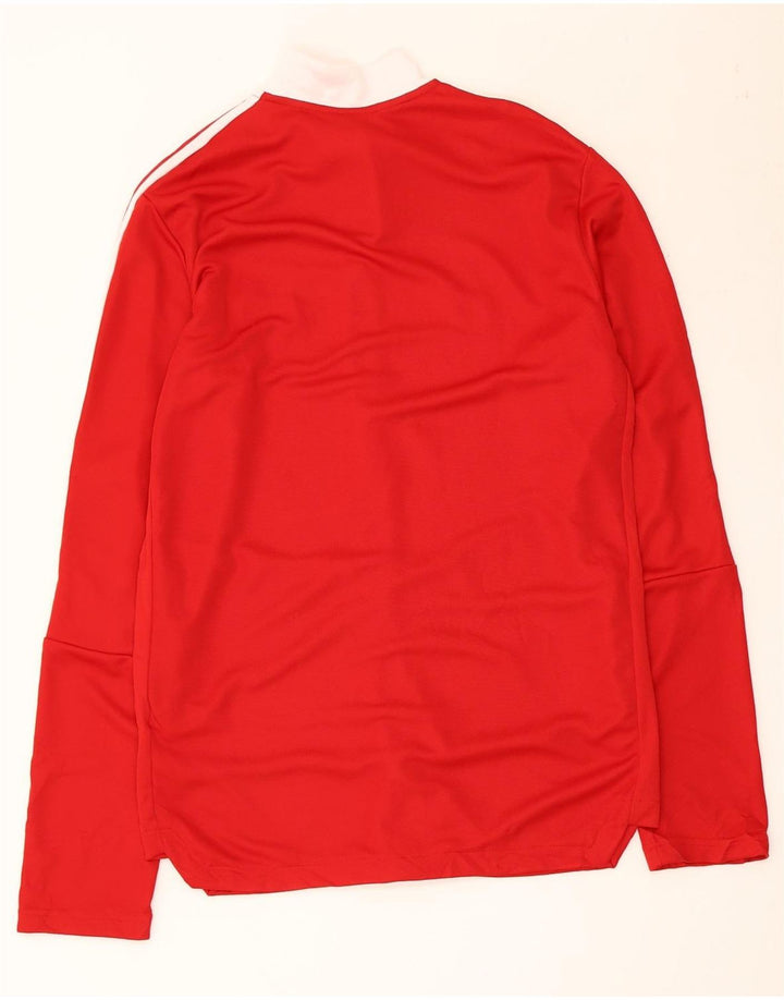 Adidas Hombre Aeroready Chándal Top Chaqueta Mediano Rojo Poliéster
