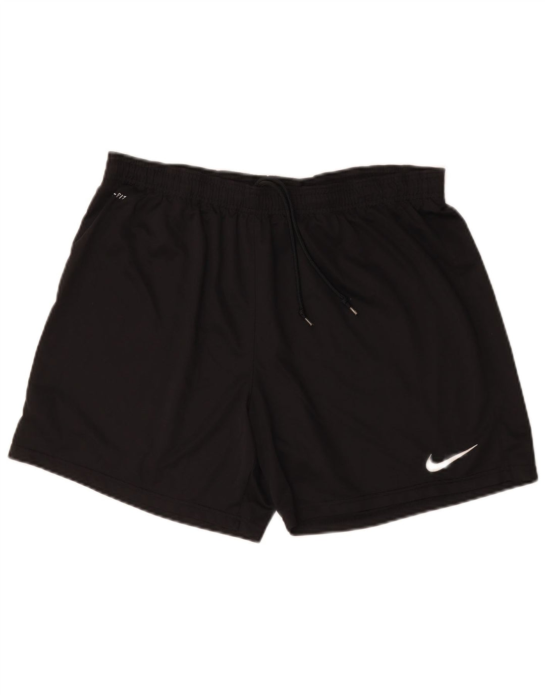 Pantalones cortos deportivos Nike Dri Fit para mujer XL Poliéster negro