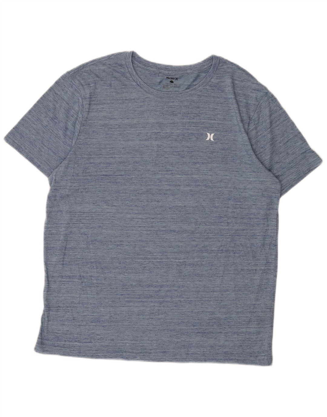 Hurley - Camiseta para hombre, talla grande, poliéster moteado en azul