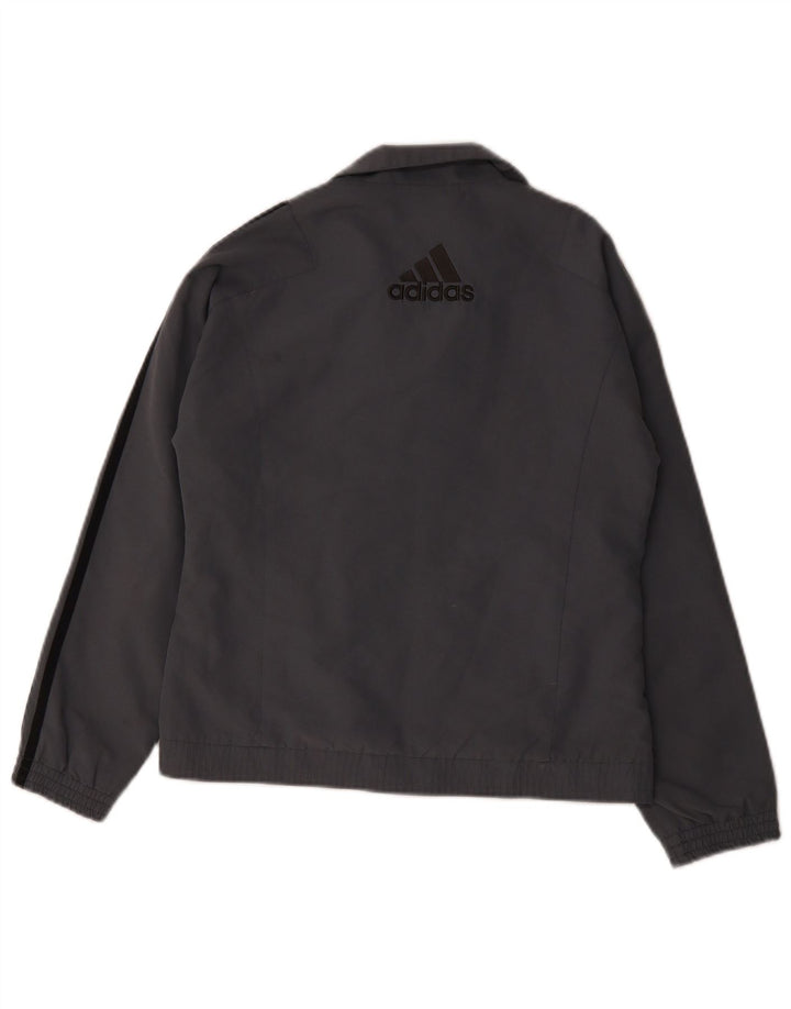 Adidas Chaqueta de chándal para niño 11-12 años Gris Poliéster